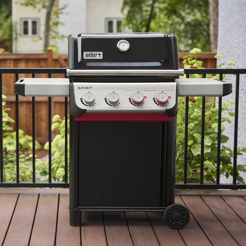 weber 425 gas natural en la terraza