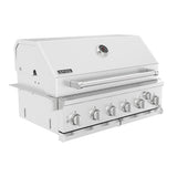 SPIRE Parrilla Empotrada de 5 Quemadores Doble Combustible, Cuerpo Completo en Acero Inoxidable 304
