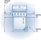 Asador Napoleon Freestyle 425 de 4 quemadores