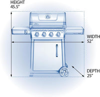 Asador Napoleon Freestyle 425 de 4 quemadores