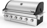 Asador Empotrable a Gas Brand-Man 6 Quemadores 40 Pulgadas