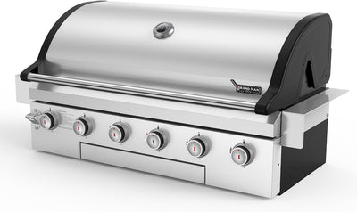 Asador Empotrable a Gas Brand-Man 6 Quemadores 40 Pulgadas