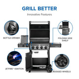 Asador a Gas Napoleon Freestyle 425 – 4 Quemadores, Gas Natural o Propano