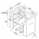 SPIRE Parrilla Empotrada de 5 Quemadores Doble Combustible, Cuerpo Completo en Acero Inoxidable 304