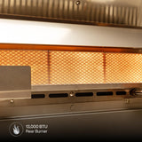 SPIRE Parrilla Empotrada de 5 Quemadores Doble Combustible, Cuerpo Completo en Acero Inoxidable 304