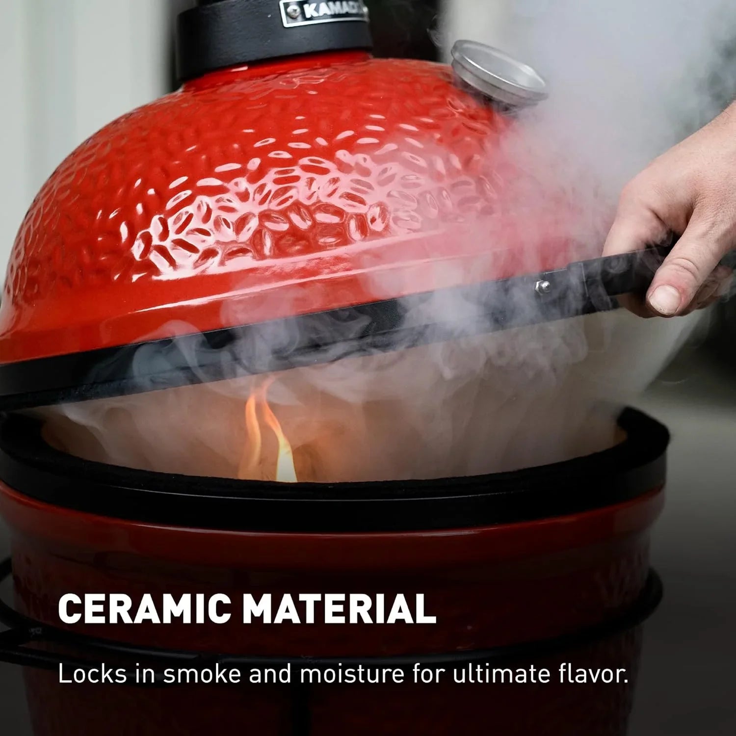 Kamado Joe Jr - Parrilla Portátil Cerámica 13.5" con Soporte - Parrilleros Aficionados