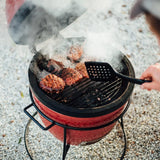 Kamado Joe Jr - Parrilla Portátil Cerámica 13.5" con Soporte - Parrilleros Aficionados