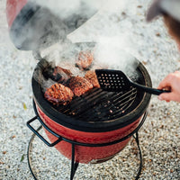 Kamado Joe Jr - Parrilla Portátil Cerámica 13.5" con Soporte - Parrilleros Aficionados