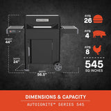 Asador Ahumador Masterbuilt AutoIgnite 545 a Carbón Digital con App