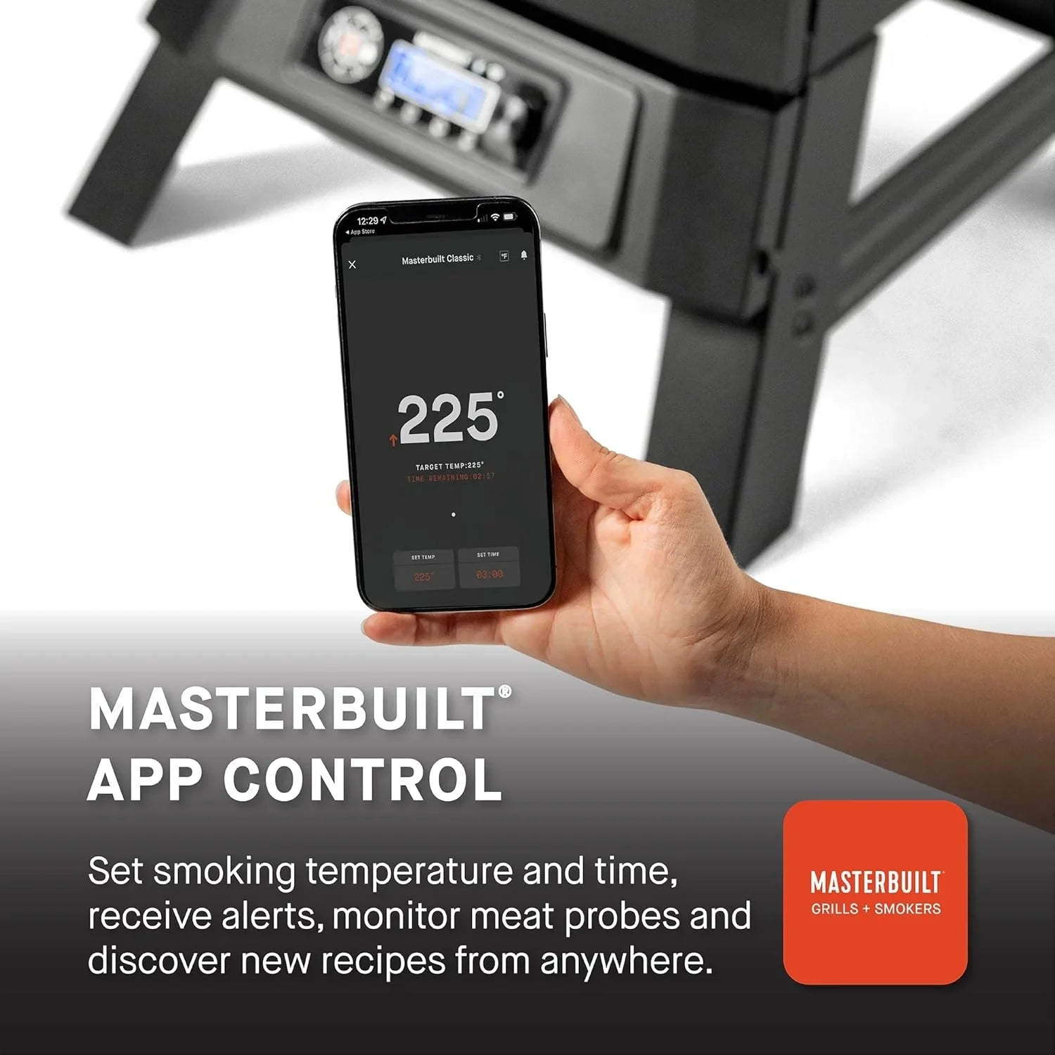 Masterbuilt 710 WiFi - Ahumador Eléctrico Digital con Control WiFi 711 Pulgadas Cuadradas - Parrilleros Aficionados