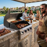 Asador Empotrable a Gas Brand-Man 6 Quemadores 40 Pulgadas