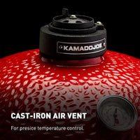 Kamado Joe Jr - Parrilla Portátil Cerámica 13.5" con Soporte - Parrilleros Aficionados