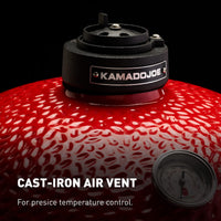 Ventilación superior en hierro fundido del Classic I para control preciso de temperatura