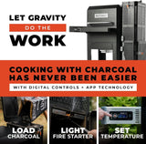 Masterbuilt Gravity Series 600 con 600 pulgadas cuadradas de superficie de cocción