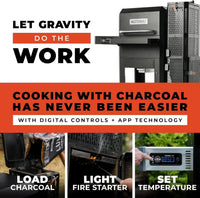 Masterbuilt Gravity Series 600 con 600 pulgadas cuadradas de superficie de cocción