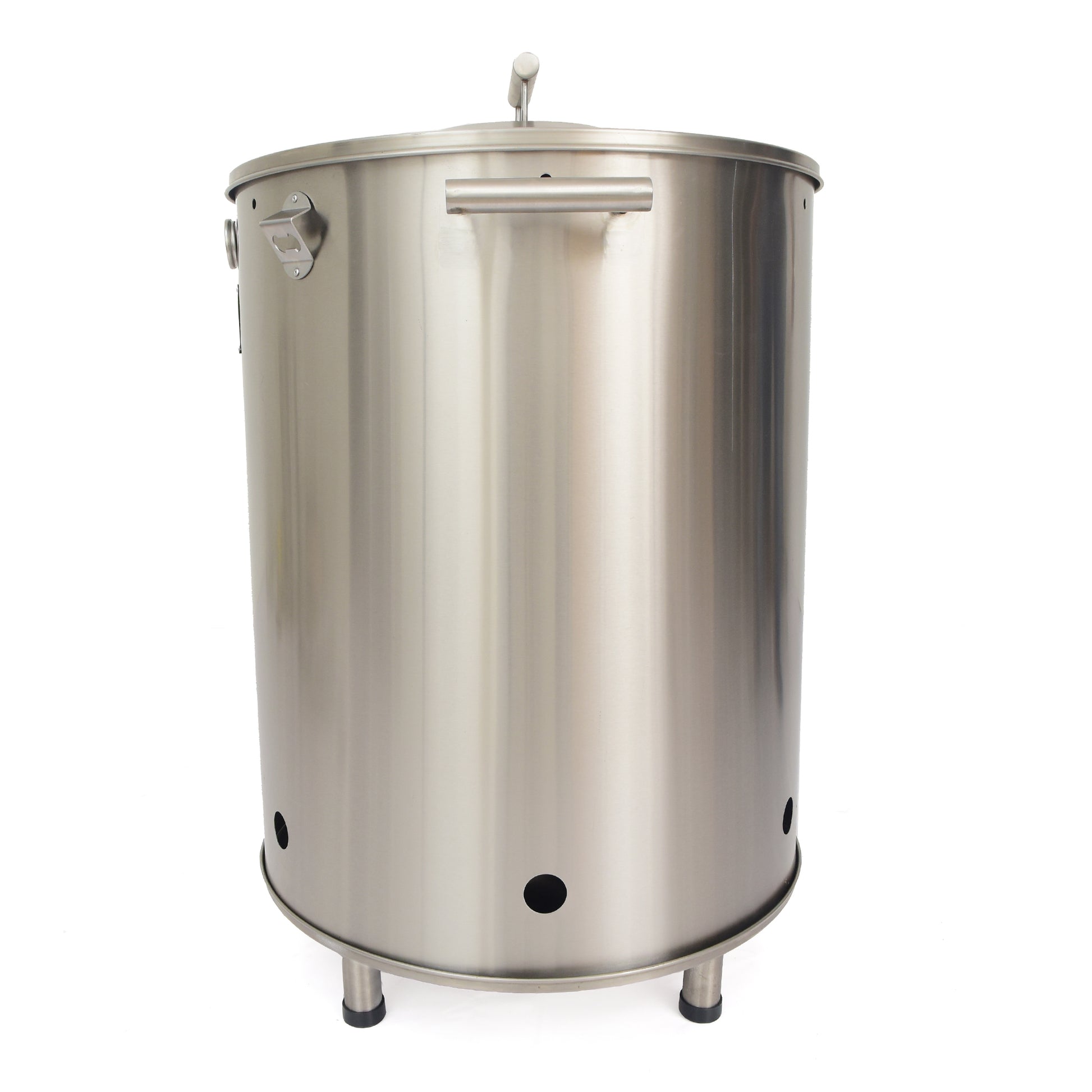 Manijas Barril Asador Acero Inoxidable Gigante - Jupiter