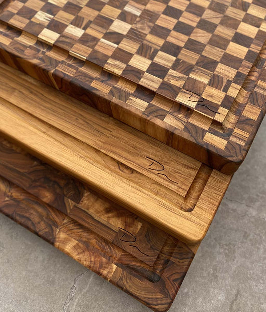 Tabla de Madera Teca, Cuadritos