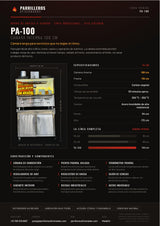 Horno de Brasas a Carbón Brasar 100 cm | Distribuidor Autorizado Colombia