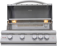 Asador de gas de acero inoxidable Blaze Premium LTE, ideal para parrilla, asados y bbq