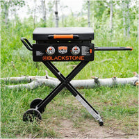 Plancha Blackstone portátil con soporte plegable para asados y parrilla al aire libre