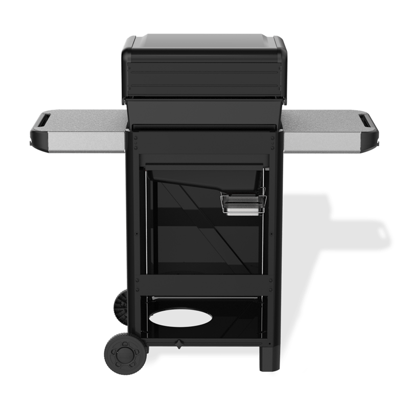 asador de gas weber 210 atras
