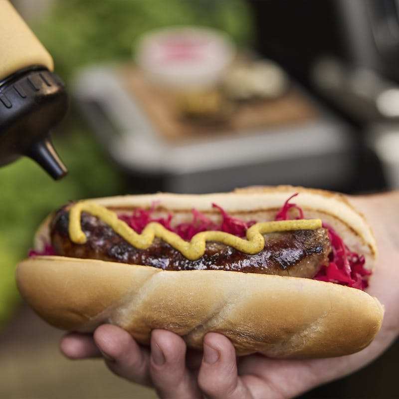asador de gas weber 210 hot dogs