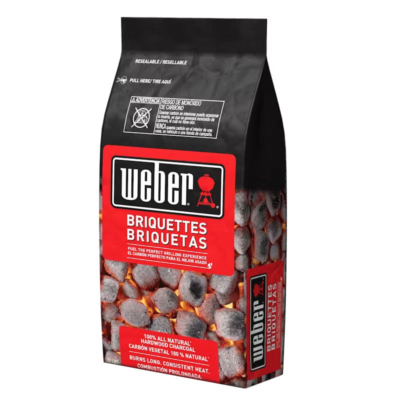 briquetas de carbon weber