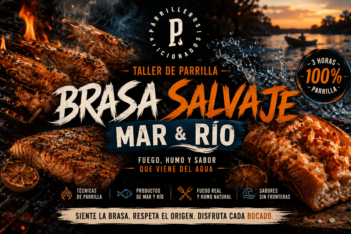 Brasa Salvaje: Mar & Río