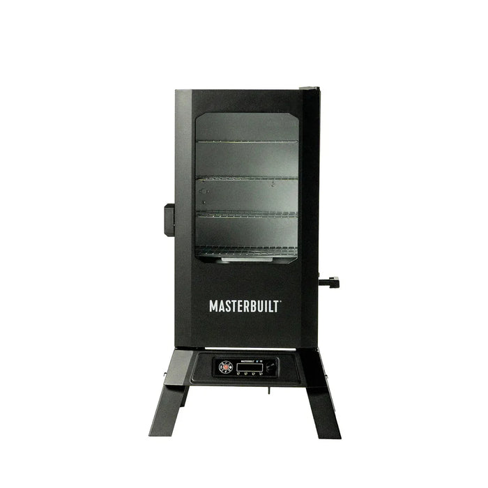 Ahumador eléctrico digital Masterbuilt negro, ideal para asados, parrilla y ahumados.