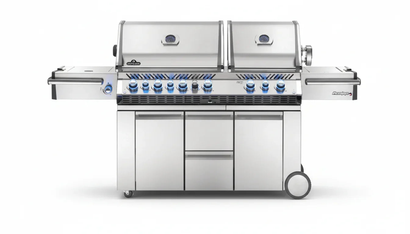 Hombre sostiene paquete de astillas de madera para ahumar, ideal para asados y bbq