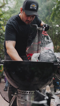 uso briquetas de carbon weber