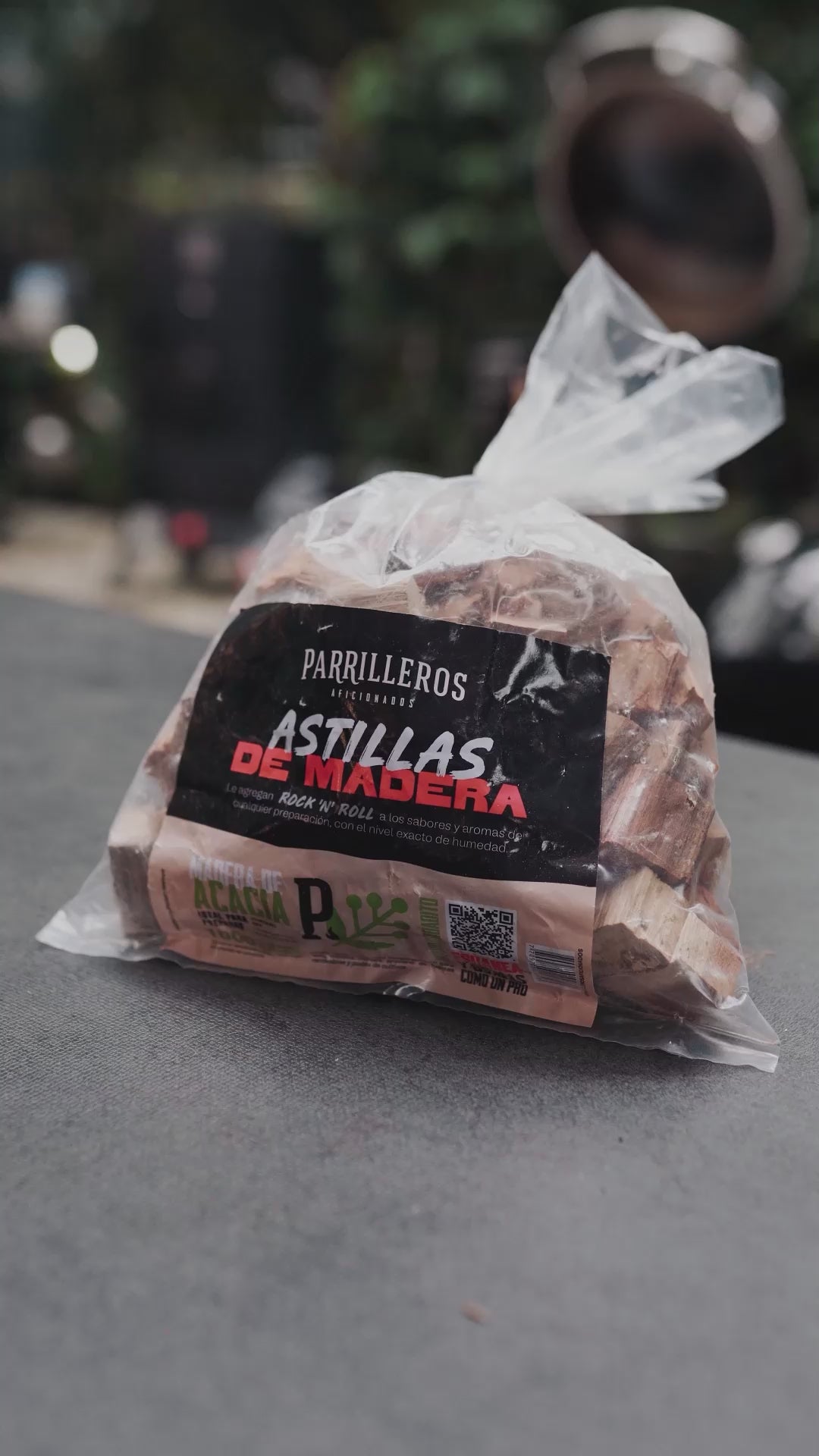 Astillas de madera - acacia video