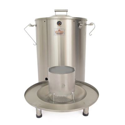 Barril Asador Grande Acero Inoxidable - Olympus