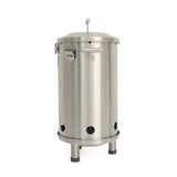 Barril asador pequeño de acero inoxidable, ideal para asados, ahumados y parrilla
