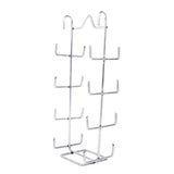 Soporte metálico para colgar chorizos en asador o parrilla, ideal para asados y BBQ
