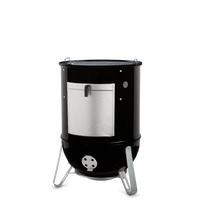 Ahumador de carbón negro, ideal para asados, parrilla, ahumados y bbq en exteriores.