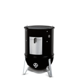Ahumador negro tipo barril para asados, ideal para parrilla y ahumados al carbón
